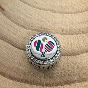 Pandora Pickleball Exclusive Charm Pendant, S925 Silver Jewelry